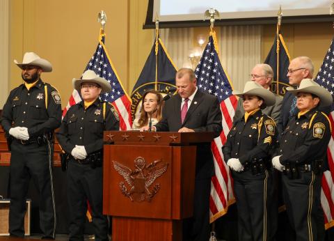 Rep. Troy E. Nehls with Fort Bend County Sheriff's Deputies 